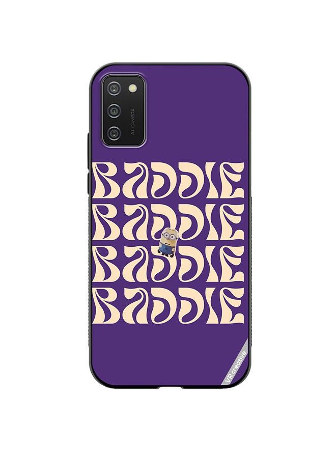 VR CREATIVE Protective Case Cover For Samsung Galaxy A03s Baddie With Minion Design Multicolour - Image 1