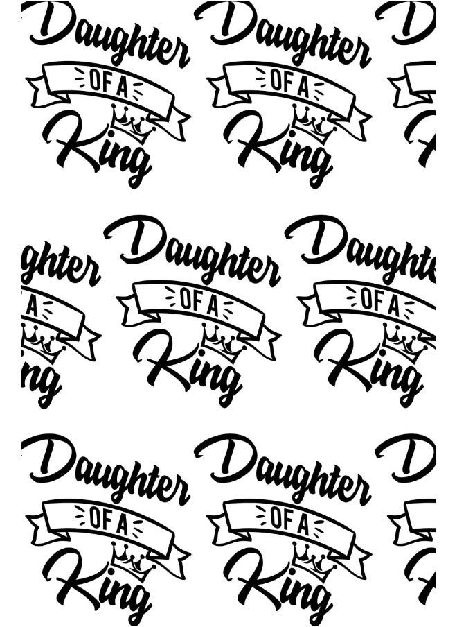 Daughter of a King Composition Notebook - Small Ruled Notebook - 6x9 Lined Notebook (Softcover Journal / Notebook / Diary)  - Image 1