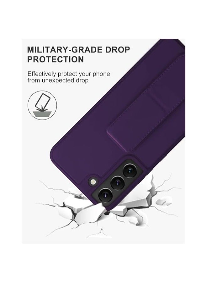 Denx Samsung Galaxy A36 5G And Samsung Galaxy A56 5G Back Stand Case Magnetic Car Holder Soft Silicone Horizontal & Vertical Kickstand Cover Wrist Strap Full protection Case for Samsung Galaxy A36 5G And Samsung Galaxy A56 5G (Purple) - Image 3