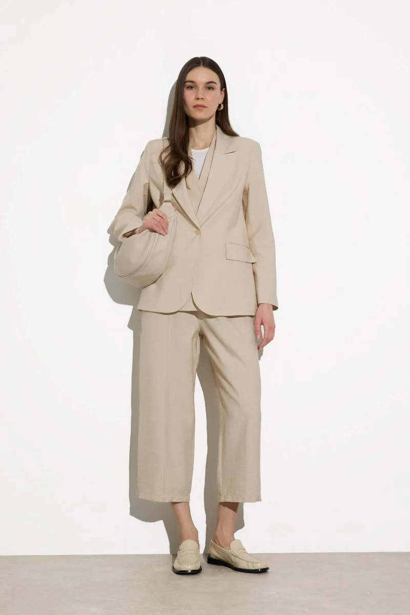 ديفاكتو Jacket Collar Blazer