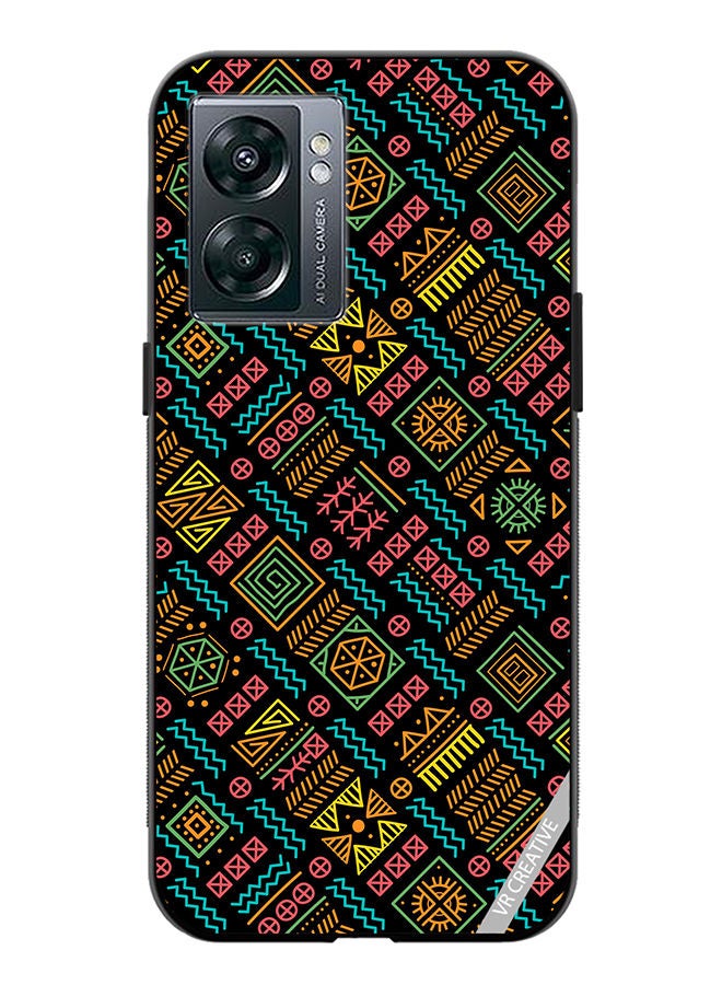 VR CREATIVE Protective Case Cover For OnePlus Nord N300 Mayan Patchwork Design Multicolour - Image 1