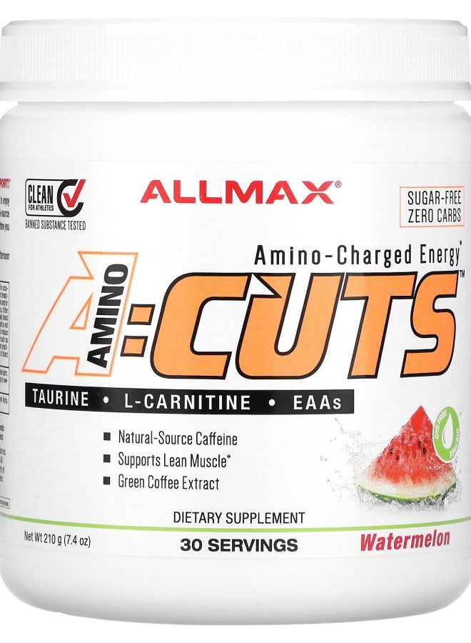 Allmax ACUTS™ Amino-Charged Energy Watermelon 7.4 oz (210 g)