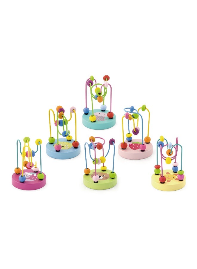 Viga Mini Bead Maze, Montessori Wooden Fine Motor Toy, Colorful Wires & Beads for Sensory Play, Boosts Coordination & Focus, Eco-Friendly & Non-Toxic Educational Toy, for Boys & Girls 1Y+ - Image 4