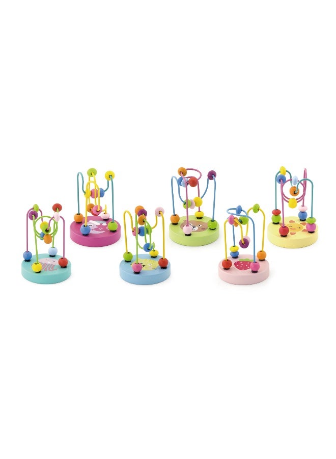 Viga Mini Bead Maze, Montessori Wooden Fine Motor Toy, Colorful Wires & Beads for Sensory Play, Boosts Coordination & Focus, Eco-Friendly & Non-Toxic Educational Toy, for Boys & Girls 1Y+ - Image 5