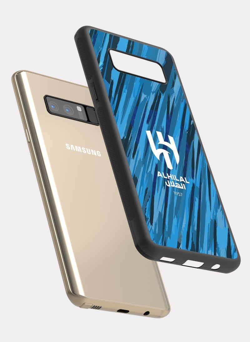 بكسلات كفر سامسونج جالكسي نوت 8 نادي الهلال ازرق - Image 2