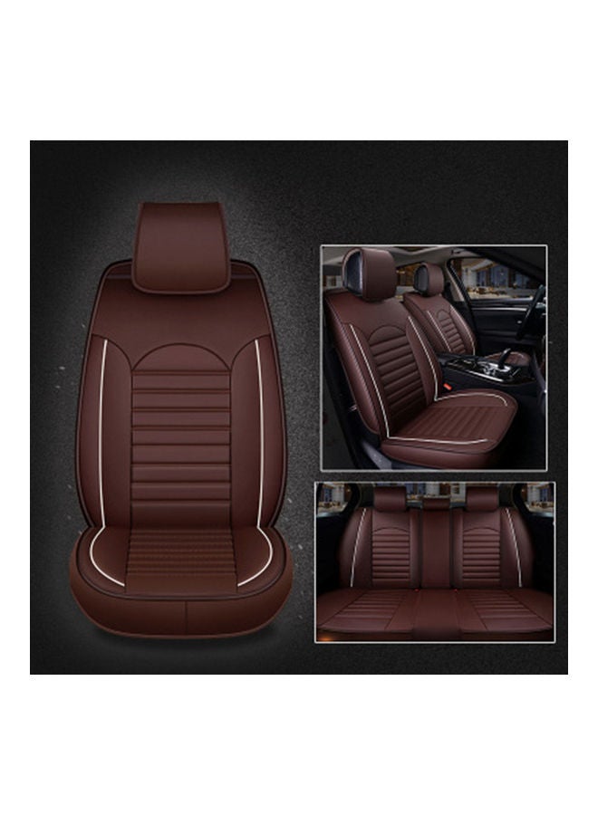 Loquat PU Leather Universal Car Front Seat Cover - Image 4