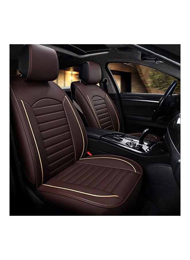 Loquat PU Leather Universal Car Front Seat Cover - Image 3