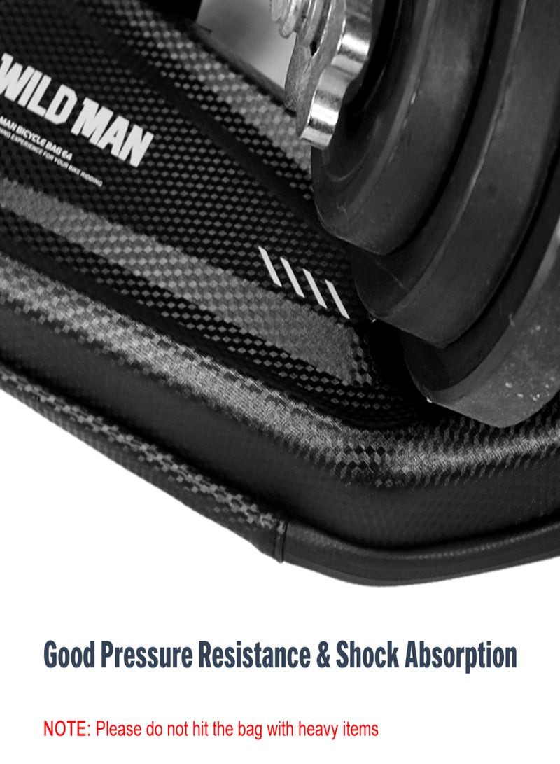 WILD MAN Bicycle Triangle Frame Bag Water Bicycle Pouch Top Tube Pack Lightweight Bike Storage Bag - Image 5