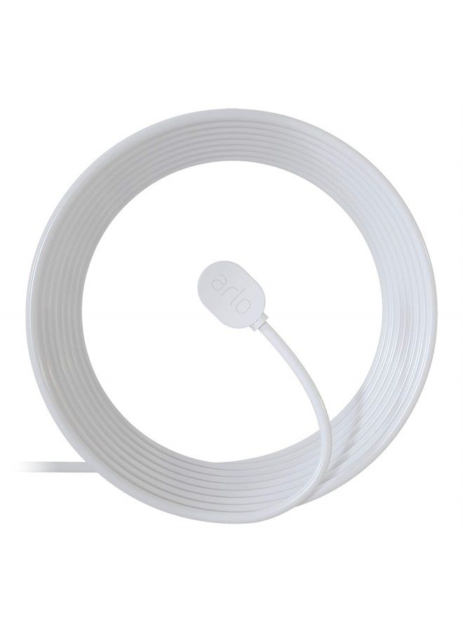 ARLO Outdoor Charging Cable - Arlo Certified Accessory - 25 ft, Weather Resistant Connector, Works with Arlo Pro 5S 2K, Pro 4, Pro 3, Ultra 2, Ultra, Floodlight, and Go 2 Cameras, White - VMA5600C - Image 1