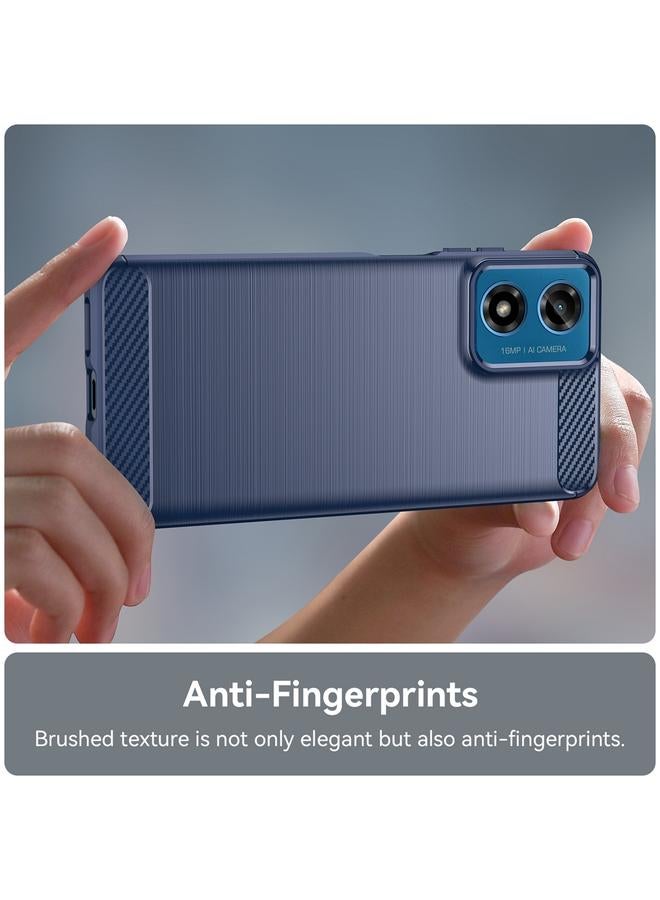 اس-توب جراب لهاتف Motorola Moto G04 مصنوع من ألياف الكربون وملمس ناعم من مادة TPU - Image 5