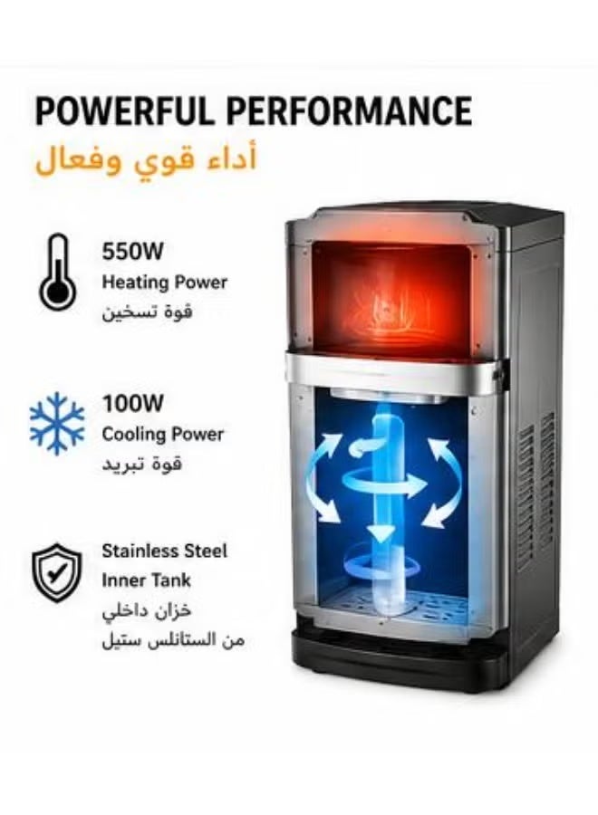 Dinex DENX DX4506 Water Cooler and Dispenser for Hot and Cold Water with Child Safety Lock and Stainless Steel Tank - Image 5