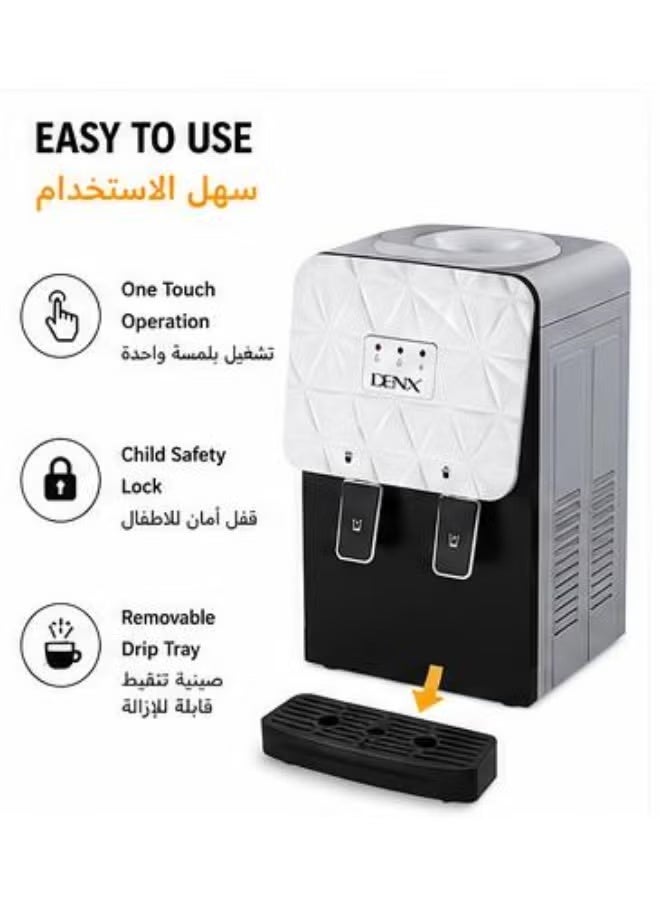 Dinex DENX DX4506 Water Cooler and Dispenser for Hot and Cold Water with Child Safety Lock and Stainless Steel Tank - Image 4