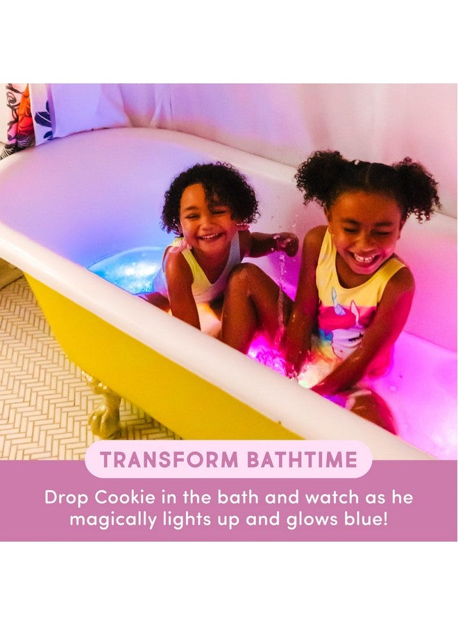 Glo Pals x Sesame Street Water-Activated Light-Up Cubes for Sensory Play (Cookie Monster - Blue) - Image 3