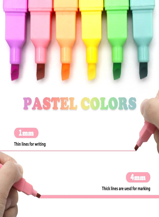 Vitoler Highlighters Assorted Colors,12 Pack Chisel Tip Highlighter Pens,No Bleed Highlighters for School Office Supplies - Image 5