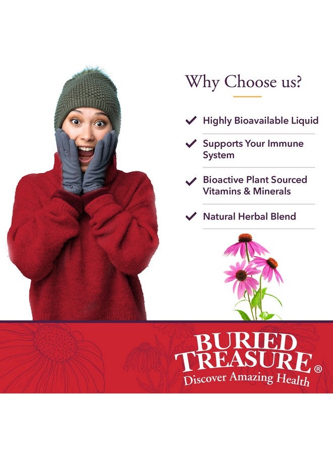 Buried Treasure Acf Extra Strength Immune Support 17Oz. 19 Vitamins And Herbs Dietary Immunity Boost Supplement - Image 4