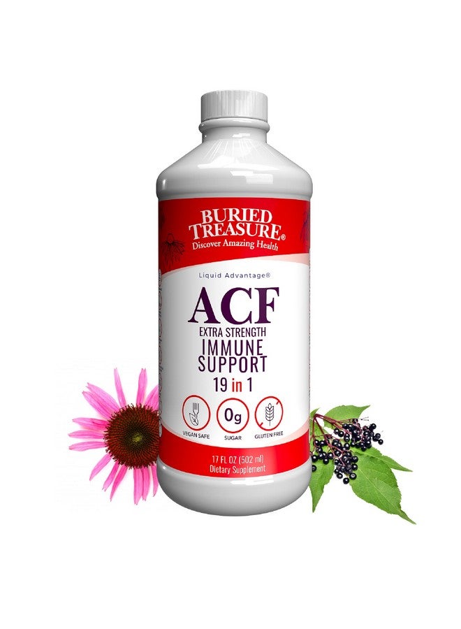 Buried Treasure Acf Extra Strength Immune Support 17Oz. 19 Vitamins And Herbs Dietary Immunity Boost Supplement - Image 2
