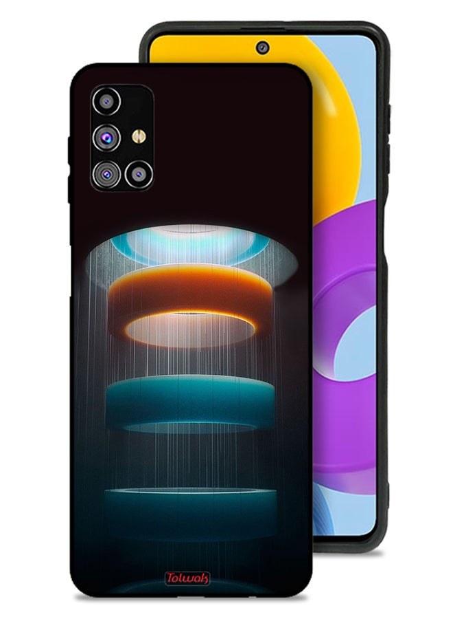 Tolwak غطاء حماية لسامسونج جالاكسي M31s بنمط فن حلقات - Image 1