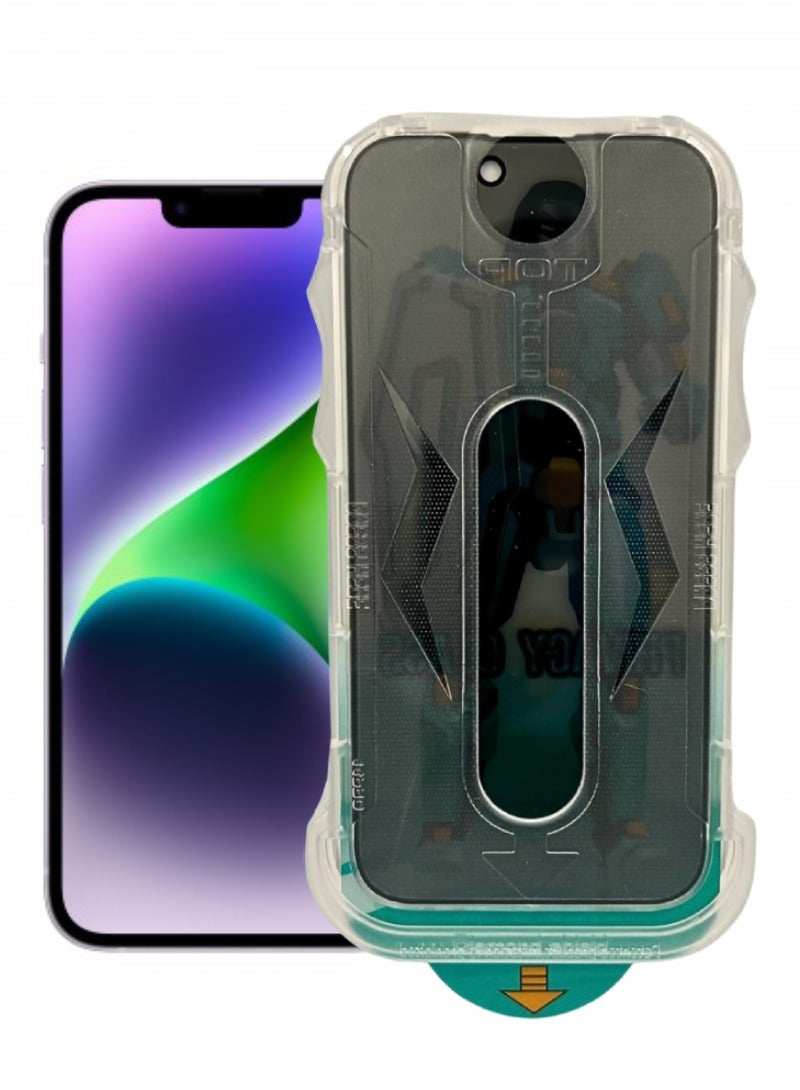 DUSALA iPhone 14 Plus Magsafe Case With Camera Lens For iPhone 14 Plus Privacy Screen Protector 6.7 Inch Easy Installation Kit Auto Alignment 9H Hard 99.99% HD Clear Bubble Free Anti Spy - Image 4