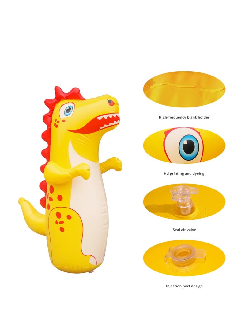 Pack of 2 Children's boxing game, reflex ball, inflatable tumbler - Image 4