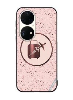 VR CREATIVE Protective Case Cover For Huawei P50 Pro Travel Design Multicolour  - Image 1