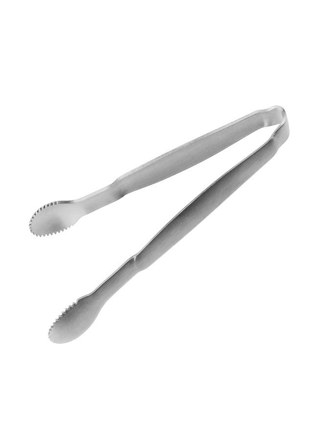 TAODAN 2PCS 4 Inch Miniature Pliers Stainless Steel Appetiser Tongs Multi Purpose Manual Kitchen Tongs Suitable for Sugar Cubes Ice Cubes Lemon Slices - Image 2