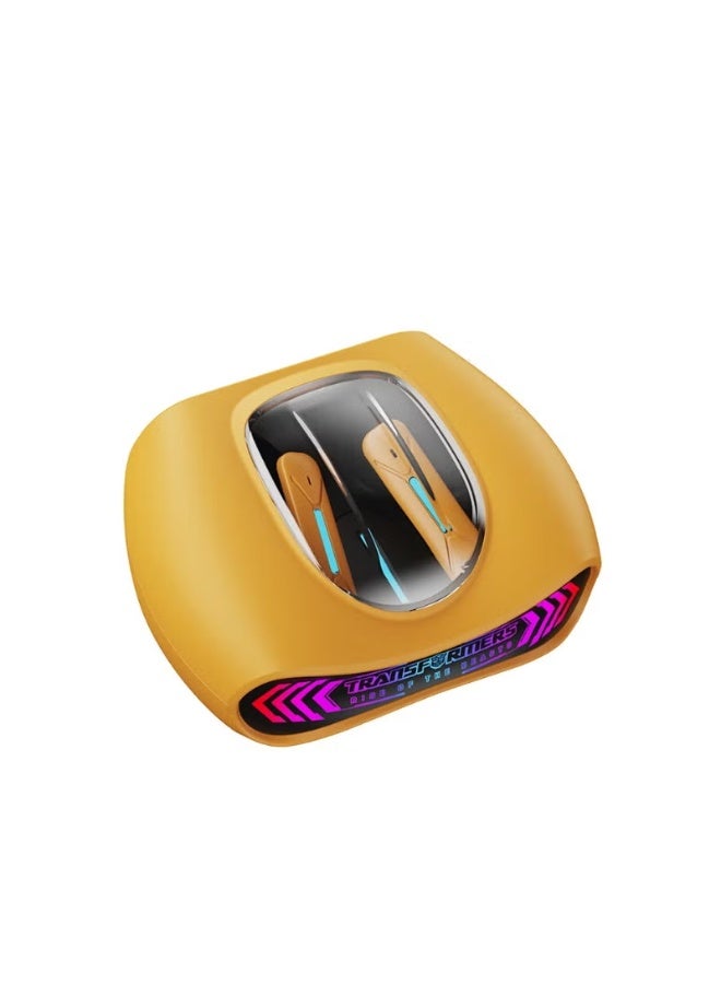TRANSFORMERS Wireless Bluetooth Earbuds, RGB Ambient Light, Dual Game & Music Modes, Hi-Fi Stereo Sound, Low Latency Headphones TF-T97 – Bumblebee Edition - Image 3
