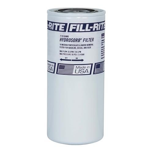 FILL RITE Fill-Rite F1810HM0 10 Micron 25 GPM Hydrosorb Fuel Filter - Image 1
