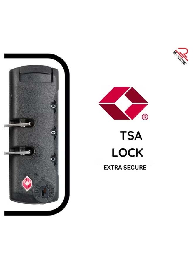 Reflection 20 Inch Crinkle Carryon Suitcase Lightweight Vertical Series Travel Soft Luggage Trolley with 36L Storage Capacity and 4 Spinner Wheels Grey - Image 5