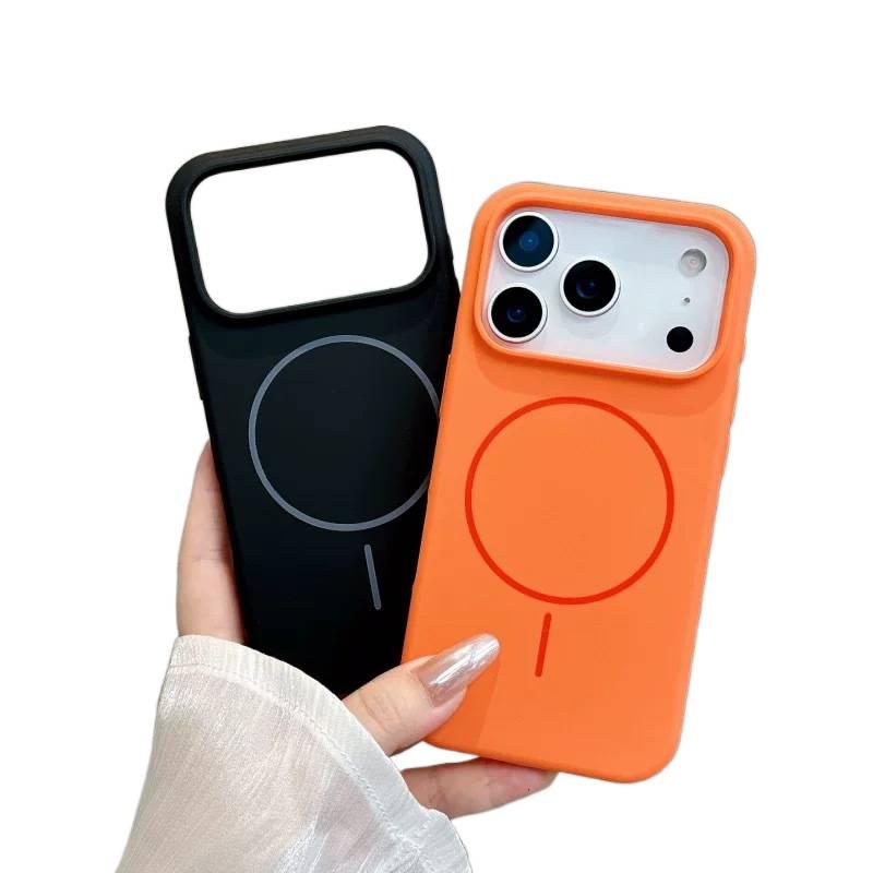 BB Silicone MagSafe Case for iPhone 13 with Shockproof and Drop Protection plus Shockproof plus Strong Magnetic plus Liquid Silicone in Black - Image 4