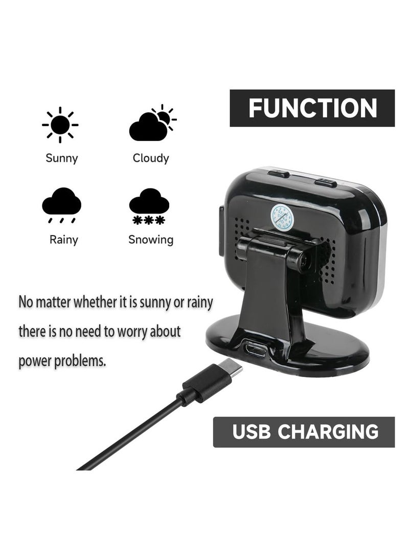 إسكدنيا Tire Pressure Monitoring System, TPMS USB Charger Monitor with 4 Sensors u0026 5 Alarm Modes, Colorful LCD Display, Real-time Monitoring Pressure and Temperature, Easy to Install, Ideal for RV SUV MPV - Image 3