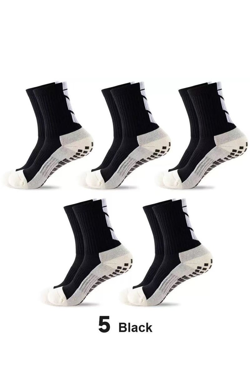 infino 5 Pairs of Non-Slip Grip Pads for Men's Football and Basketball Socks - Image 1