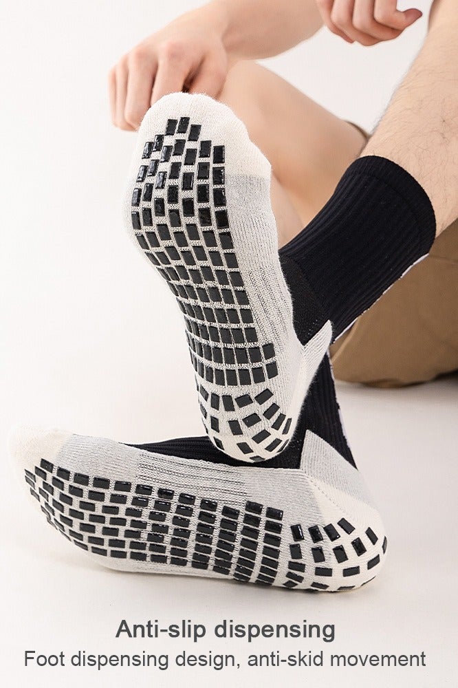 infino 5 Pairs of Non-Slip Grip Pads for Men's Football and Basketball Socks - Image 2