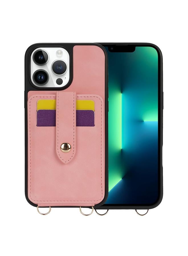 S-TOP Case For iPhone 13 Pro Max Crossbody Skin Card Bag Lanyard Phone Case - Image 1