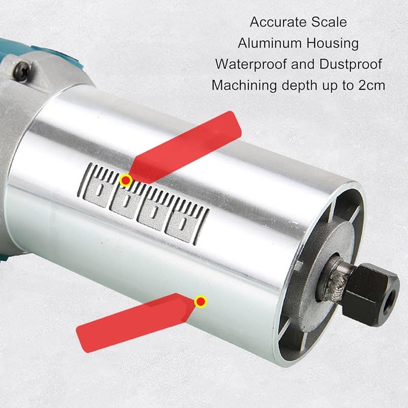 800W Aluminum Alloy Electric Woodworking Palm Router Tool For Grooving Trimming Engraving DIY - Image 5