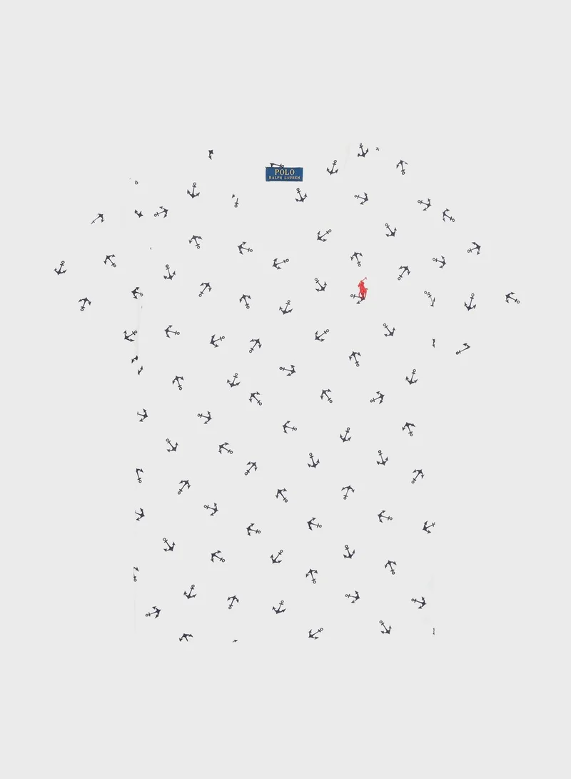 POLO RALPH LAUREN Printed Crew Neck T-Shirt