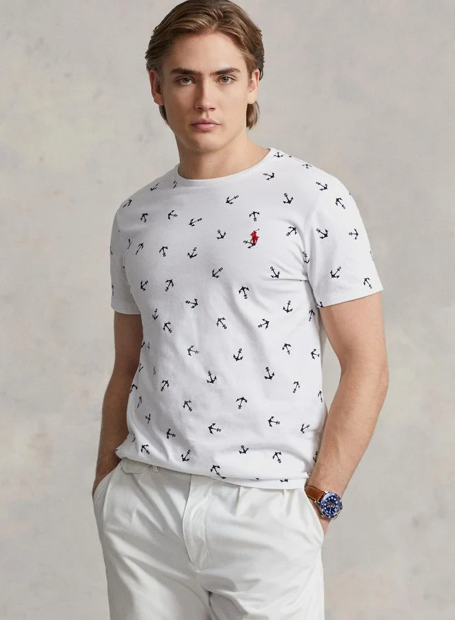 POLO RALPH LAUREN Printed Crew Neck T-Shirt