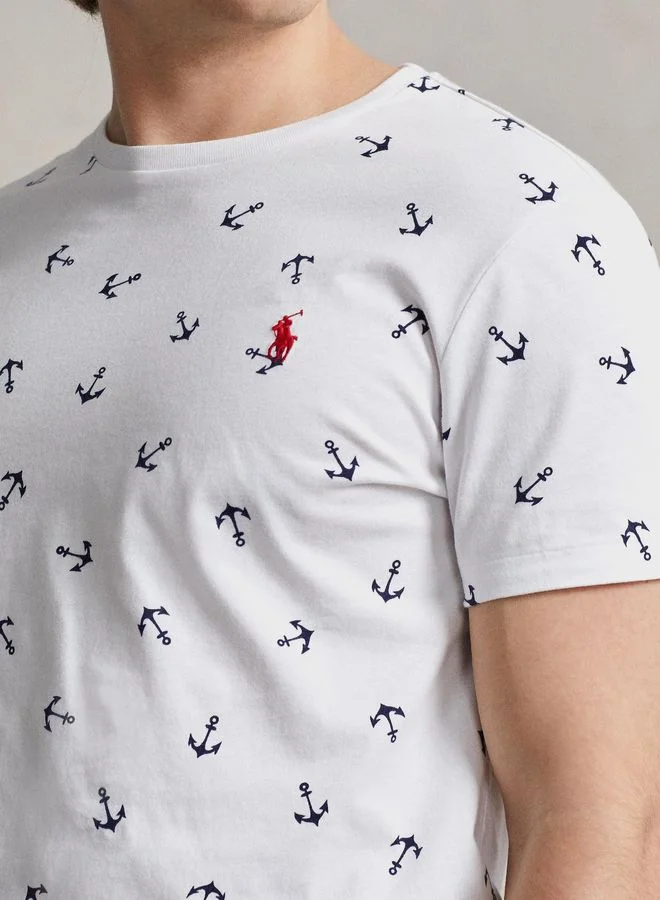 POLO RALPH LAUREN Printed Crew Neck T-Shirt