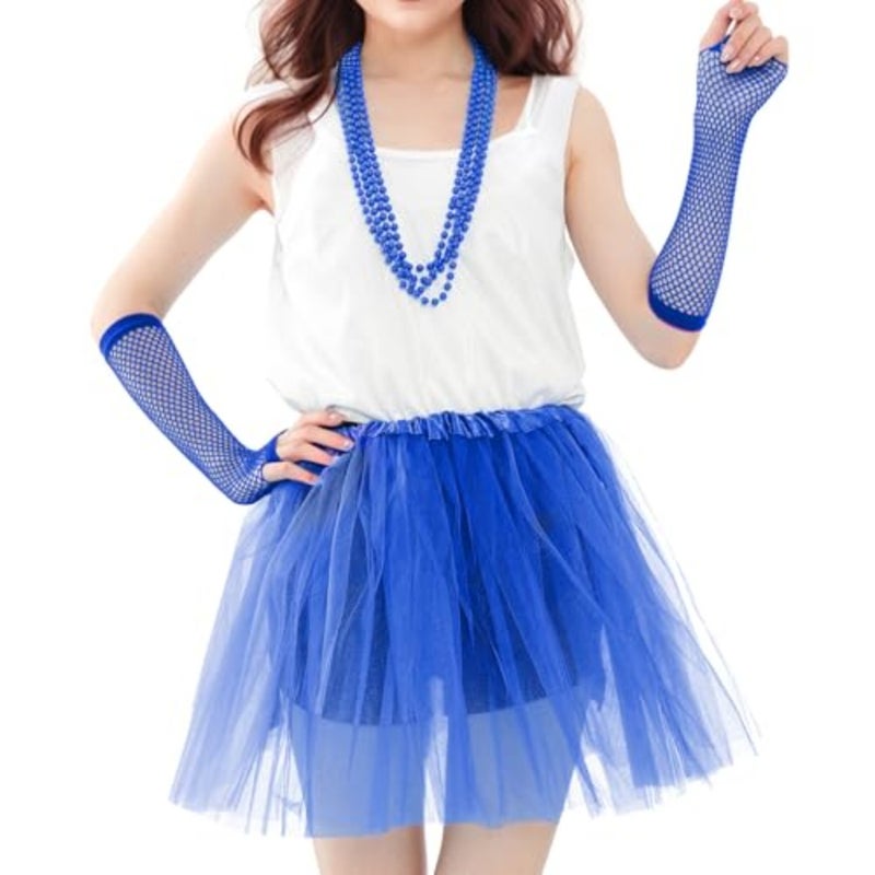 Lystaii 1 PC Tutu Skirt Tulle Laye Tutu Skirt for Party Costume Birthday Running Accessories - Image 5