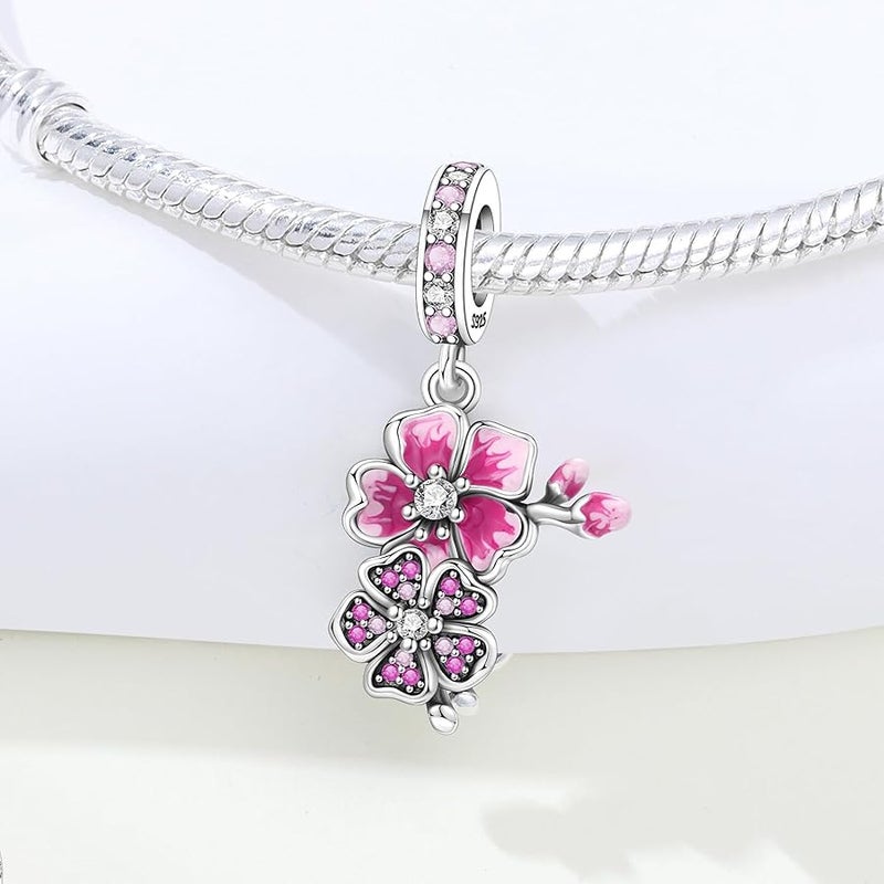 CYCUFF 925 Sterling Silver Pendants, Suitable for Bracelets, Pendant Beads, Pendant Chains, Jewellery, Gift for Women, Family, Friends - Image 3