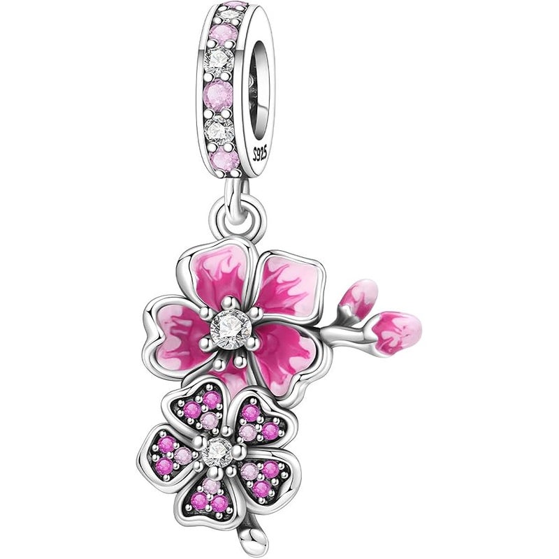 CYCUFF 925 Sterling Silver Pendants, Suitable for Bracelets, Pendant Beads, Pendant Chains, Jewellery, Gift for Women, Family, Friends - Image 1