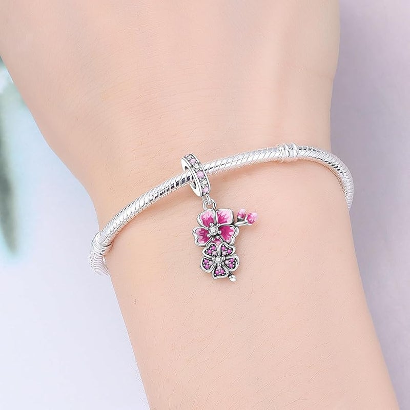 CYCUFF 925 Sterling Silver Pendants, Suitable for Bracelets, Pendant Beads, Pendant Chains, Jewellery, Gift for Women, Family, Friends - Image 5