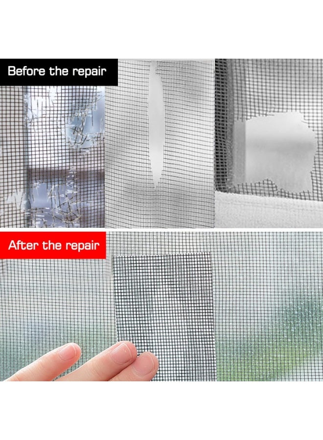 Strong adhesive tape for repairing window barriers, self-adhesive and waterproof to cover holes in the cut wire. - Image 5