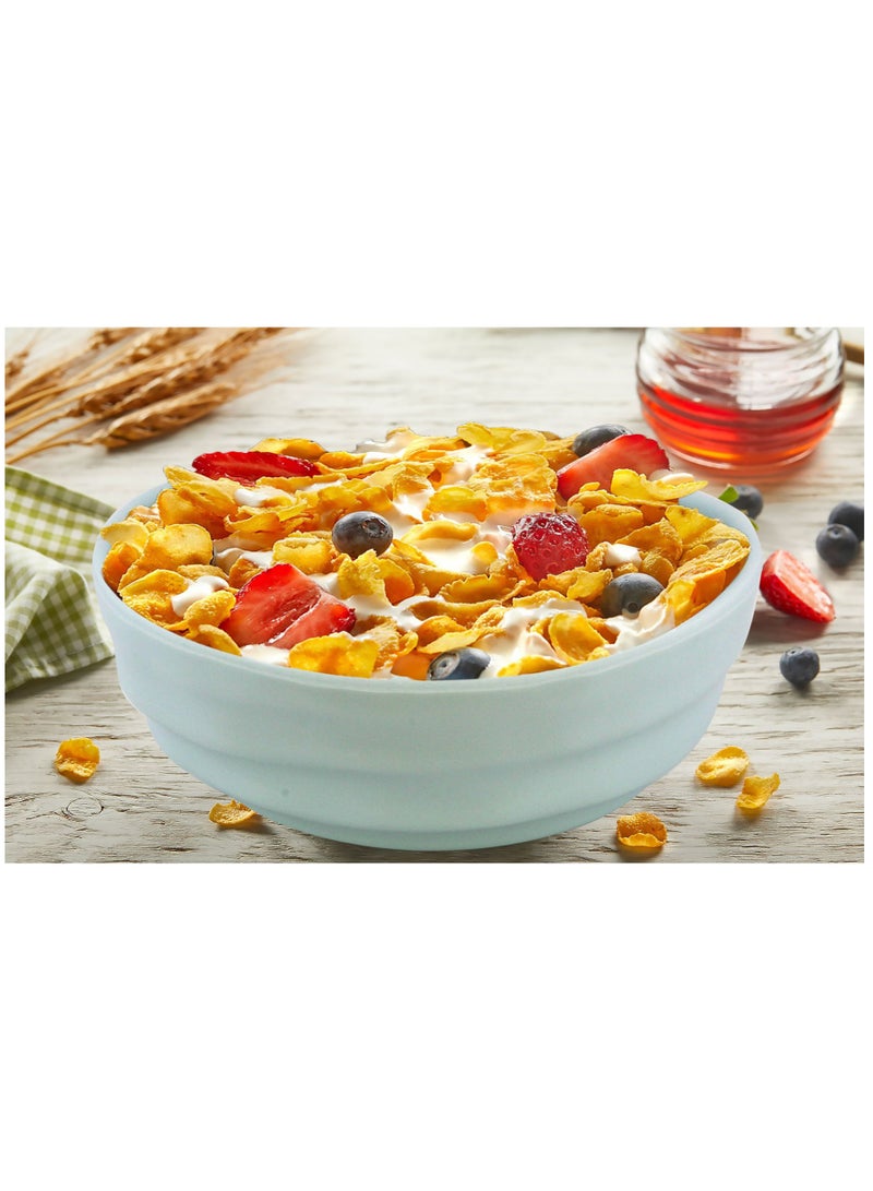 MODA CUCINA وعاء تقديم ميلامين مات أزرق 17 سم - Image 2