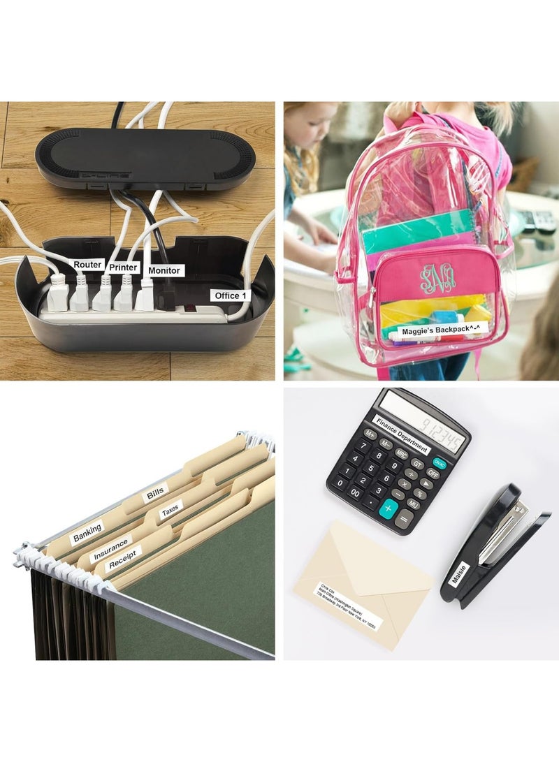 طابعة ملصقات بلوتوث مزودة بملصقات مقاومة للماء، طابعة ملصقات محمولة بدون حبر، تطبيق يحتوي على 35 خطًا وأكثر من 1000 رمز، طابعة ملصقات للمنزل والمكتب والمدرسة، صديقة للبيئة - Image 3