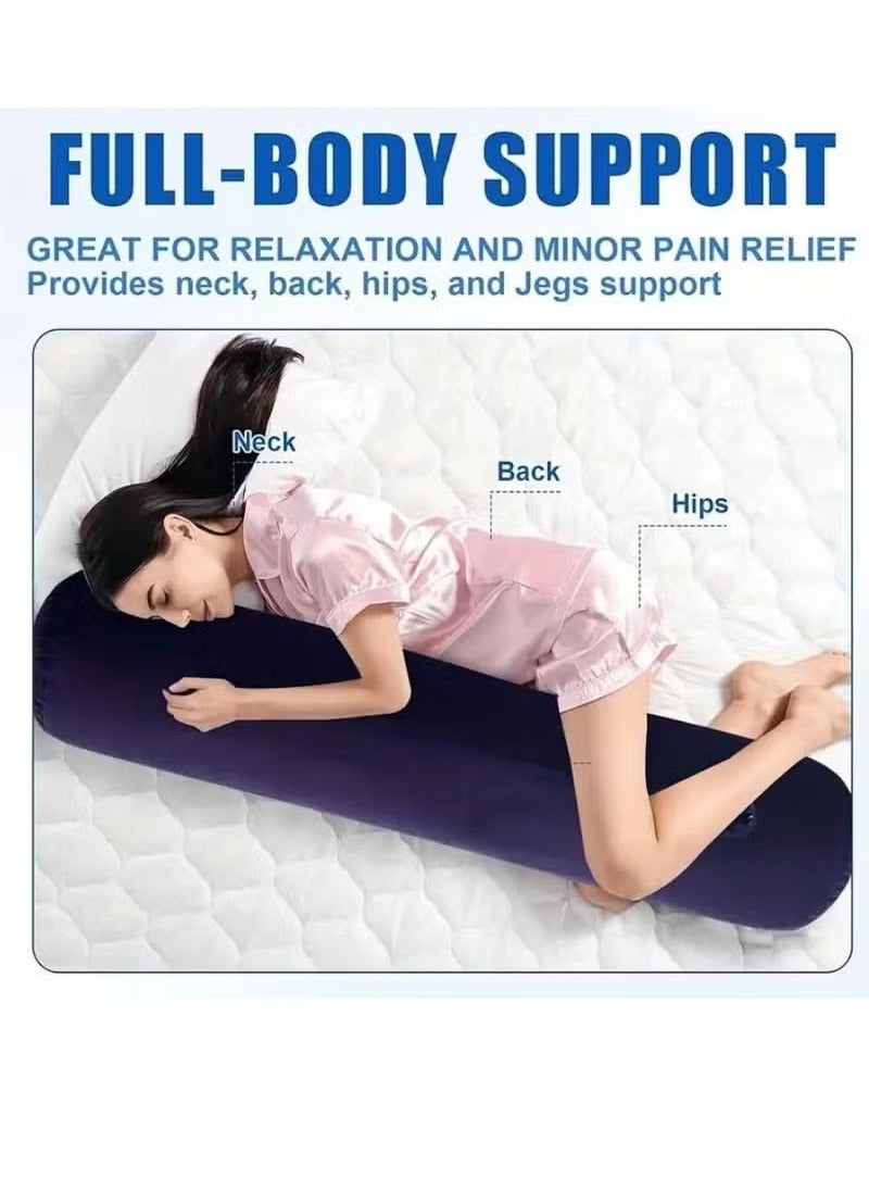 ZVEV Inflatable Pillows, Inflatable Cushion, Leg Positioner Pillows Suitable for Sleeping Leg Elevation Back and Neck Support, Travel - Image 2