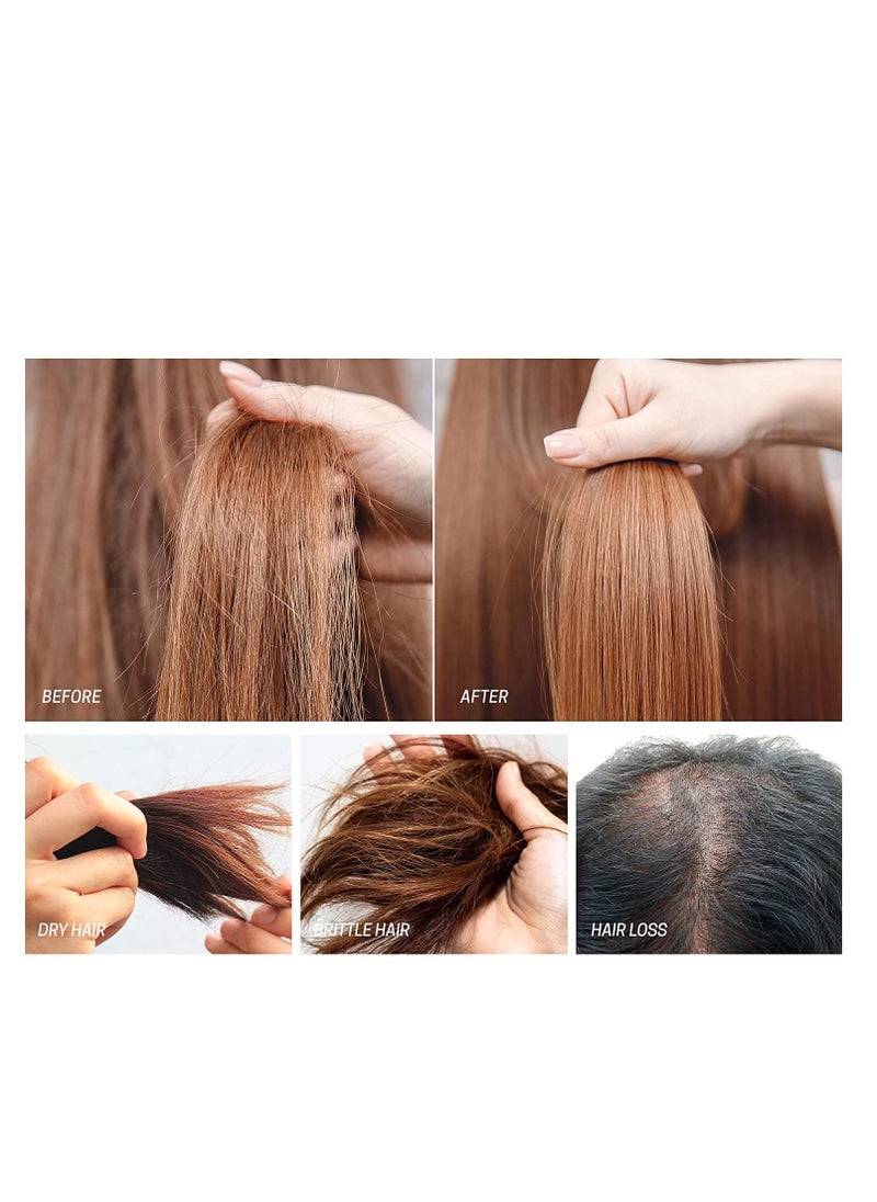 Luv Me Care - Luv Me Care biotin hair growth oil hair growth serum for thicker longer fuller healthier hair prevent hair loss & thinning all natural vitamin rich treatment women & men all hair types 1.7 oz - Image 1