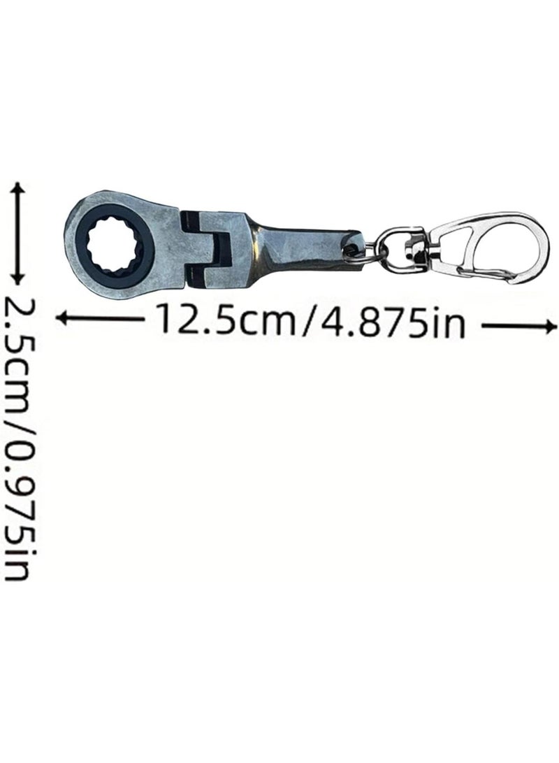 GGOOT Keychain Wrench, Mechanic Keychain with 10mm Socket Wrench, Wrench Key Ring Socket Wrench Mechanic Workshop Accessory - Image 5