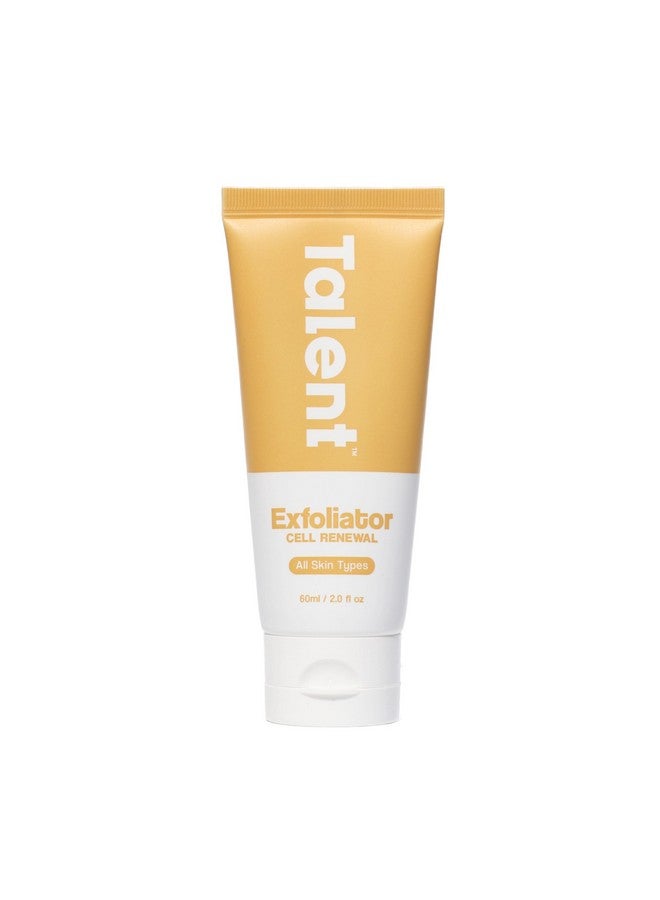 Talent Men’S Cell Renewal Exfoliator Fragrancefree Volcanic Rock Face Wash Removes Dead Skin & Impurities Sensitive Skin All Skin Types Ewg Verified Vegan And Crueltyfree 2.0 Fl Oz - Image 1