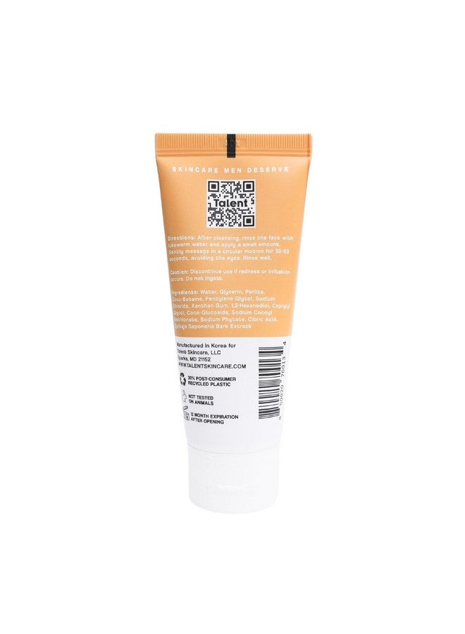 Talent Men’S Cell Renewal Exfoliator Fragrancefree Volcanic Rock Face Wash Removes Dead Skin & Impurities Sensitive Skin All Skin Types Ewg Verified Vegan And Crueltyfree 2.0 Fl Oz - Image 2