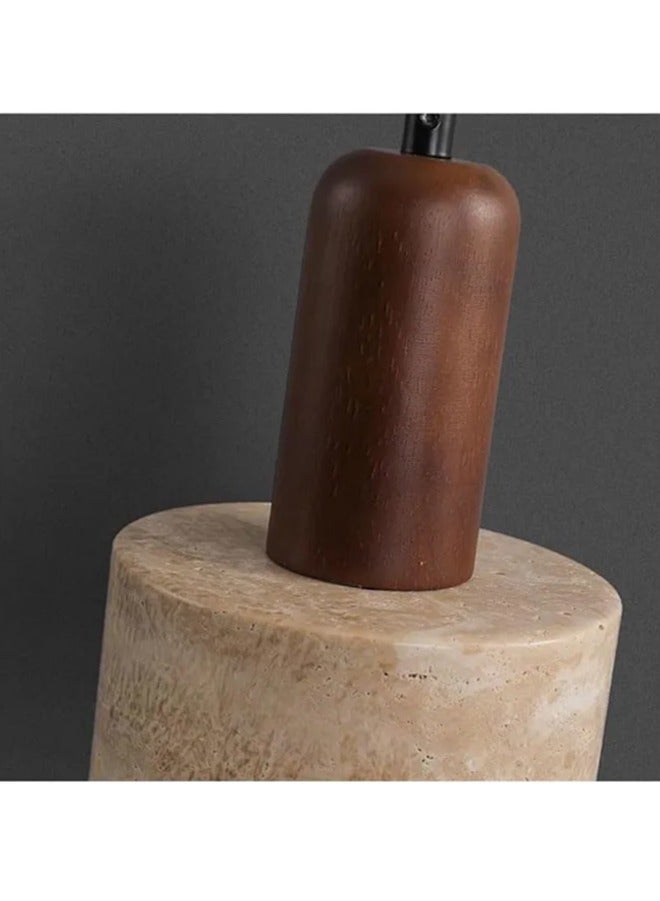 Sumkyle Simple Pendant Lamp Cave Stone Lampshade Compatible with Living Room Bedroom Kitchen Island Chandeliers - Image 2